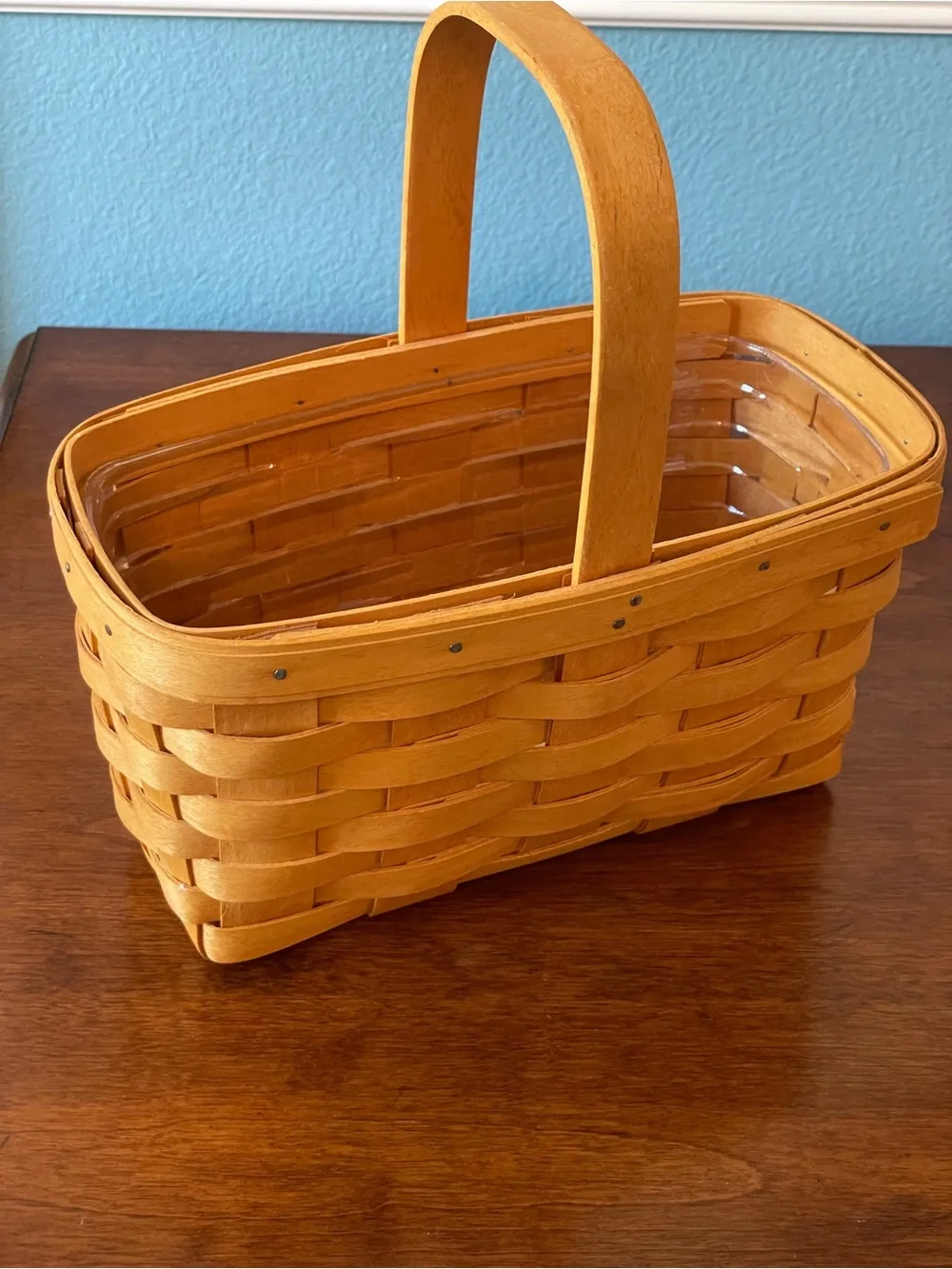 Longaberger 2001 Candle Edition Basket with Plastic Liner – Excellent Condition